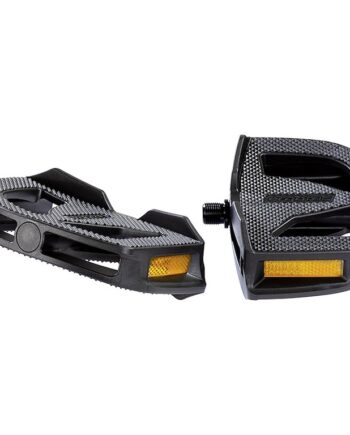 Ergotec Ep-   -bike Pedaler Ekstra Lang Trædeflade 90x132mm Sort