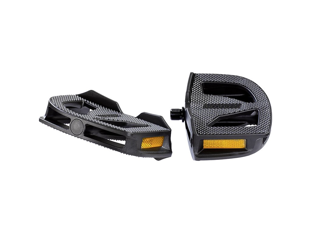Ergotec Ep- -bike Pedaler Ekstra Lang Trædeflade 90x132mm Sort