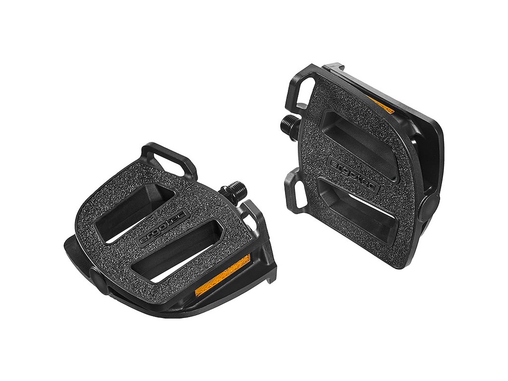 Ergotec Ep- -bike Pedaler Lang Trædeflade 103x122mm Sort