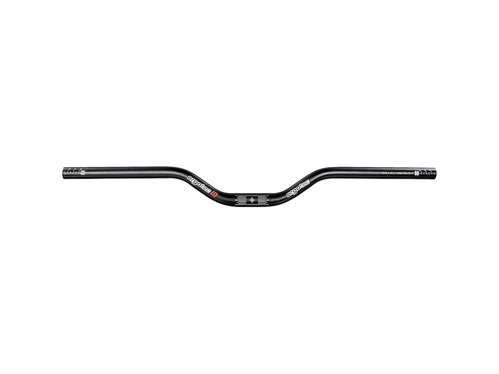 Ergotec Riser Bar 50 Mtb ø25 680mm Bred Safety Level Sort