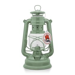 Feuerhand Hurricane Lantern Sage Green Lanterne