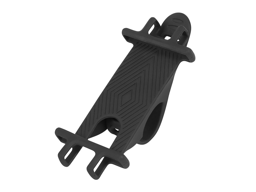 Force Mobilholder Justerbar Silikone Sort