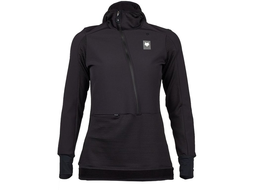 Fox Defend Thermal Hoodie Cykeltrøje Lange ærmer Dame Sort