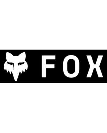 Fox   Firmalogo Klistermærke Sort Hvid Quot