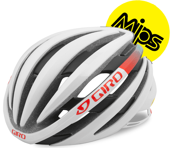 Giro Ember Mips Cykelhjelm   Mat Hvid Turkis Cermillion Small  51-56 Cm
