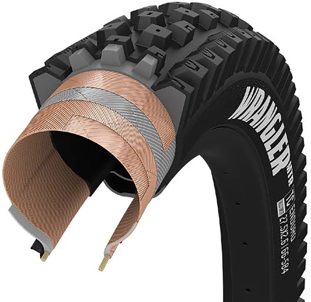 Goodyear Bag Wrangler Mtf 29x2 40  Bagdæk  Sort