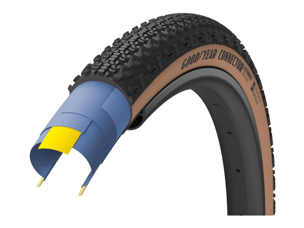 Goodyear Connector 700 35c Tlr 120 Tpi Tan Skinwall