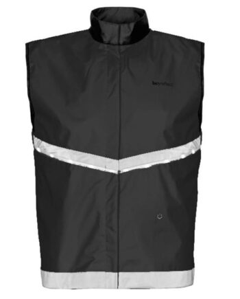 Heyreflect Refleksvest Med Led Lys Sort Str