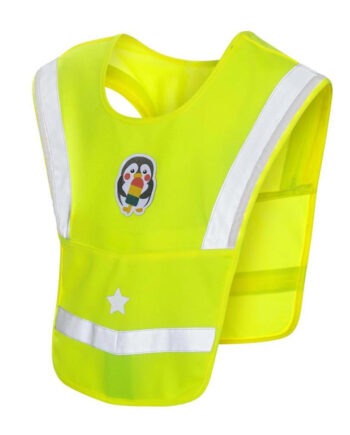 Heyreflect Refleksvest Til Børn Med Led Lys Gul Str  146-158