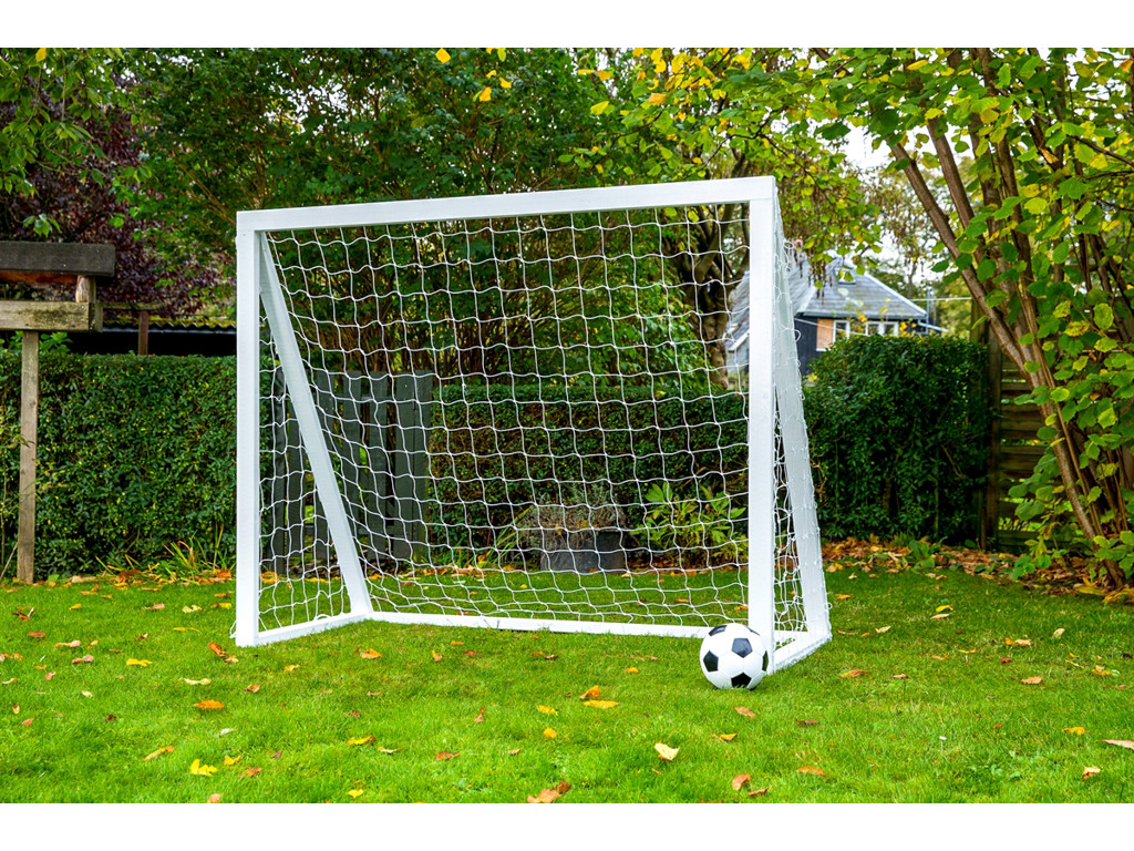 Homegoal Pro Senior Hvid Fodboldmål   Træ 200x160 Cm