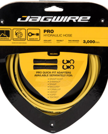 Jagwire Pro Hydraulic Hose Hydraulisk Quickfit Gul