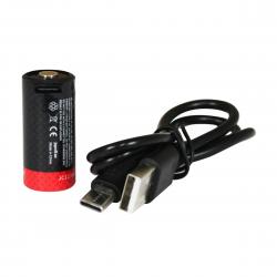 Japcell Jc123r Cr123 Rechargeable   7v Li-ion Battery 820mah Incl  Usb-  Charging Cable Batteri