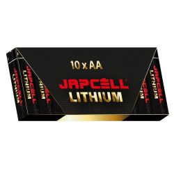 Japcell Lithium Aa Batteries 10 Pcs  Pack Batteri