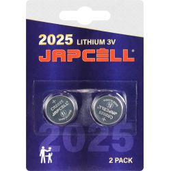 Japcell Lithium Cr2025 Batteries   Pcs  Pack Batteri
