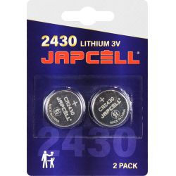 Japcell Lithium Cr2430 Batteries   Pcs  Pack Batteri
