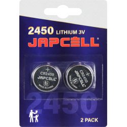 Japcell Lithium Cr2450 Batteries   Pcs  Pack Batteri