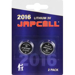 Japcell Lithium Cr2016 Batteries   Pcs  Pack Batteri