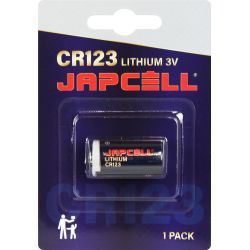 Japcell Lithium Cr123 Battery   Pcs Batteri