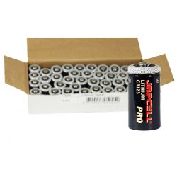 Japcell Lithium Cr123 Pro Batteries 40 Pcs  Pack Batteri