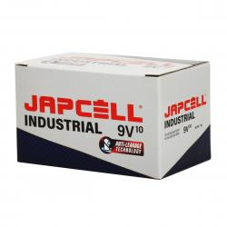Japcell 9v   6lr61 Industrial 10 Pcs  Pack Batteri