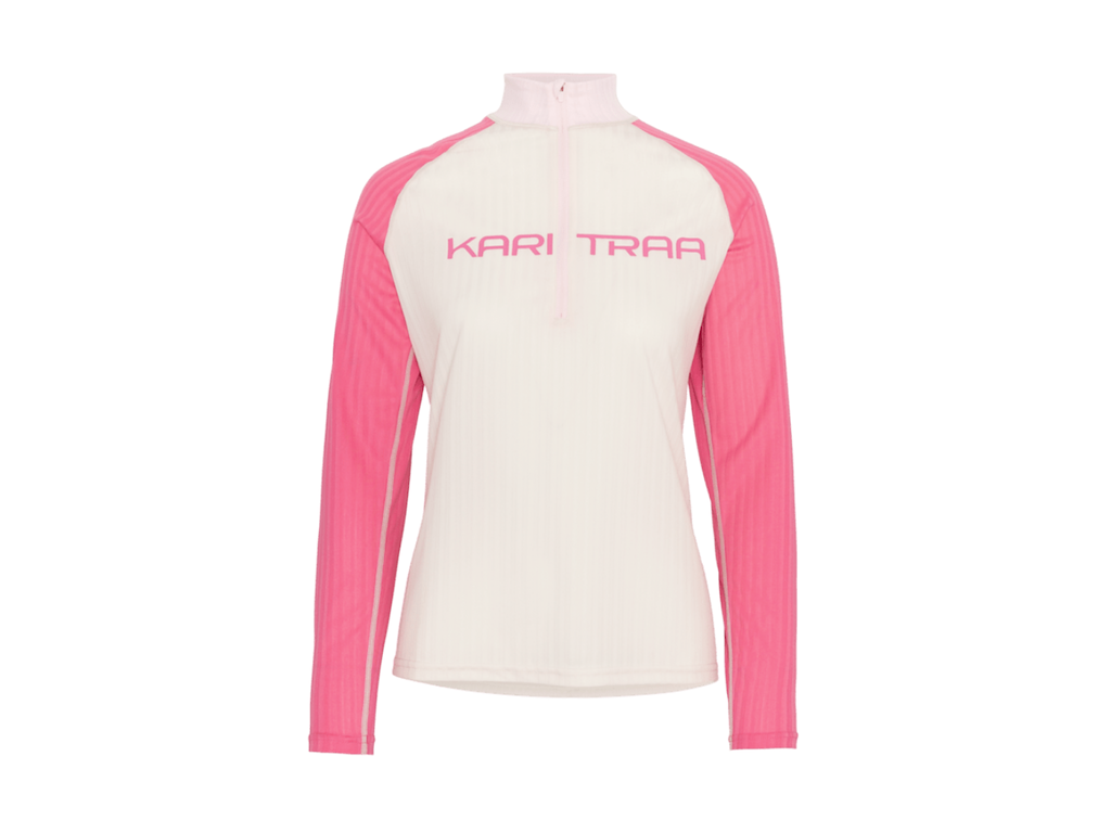 Kari Traa Ella Half-zip Trøje Pink Str