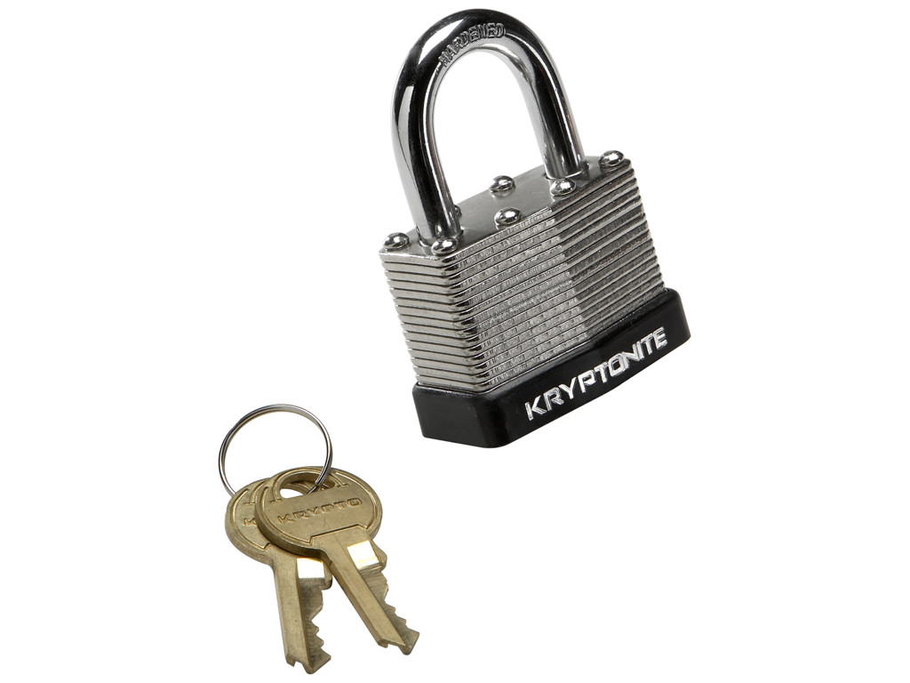 Kryptonite Padlock Hængelås Med Nøgle Hærdet Stål 44mm