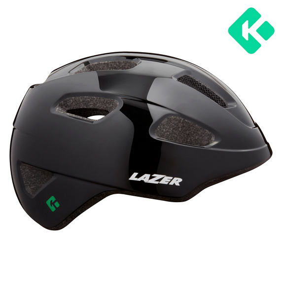 Lazer Nutz Kineticore Junior Cykelhjelm   Sort Onesize  50-56 Cm    Sort