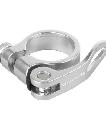 -wave Clampy Qr Sadelrørs Klampe Aluminium Quick Release  Sølv Str  31   Mm