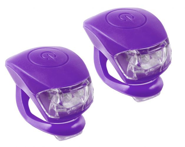 -wave Led-cykellygtesæt   Lilla
