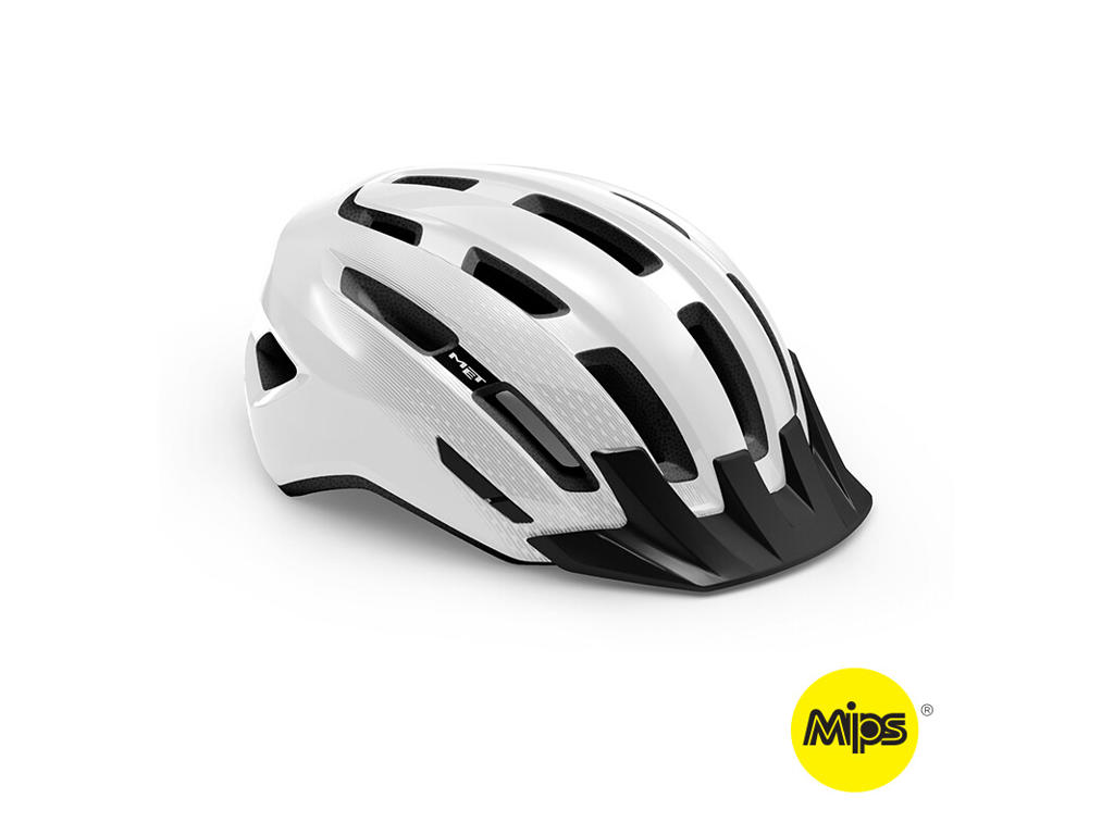 Met Downtown Mips Cykelhjelm Crossover Hvid Str  58-61 Cm