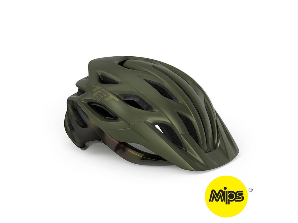 Met Veleno Mips Mtb Cykelhjelm Mat Oliven Grøn Str 56-58 Cm