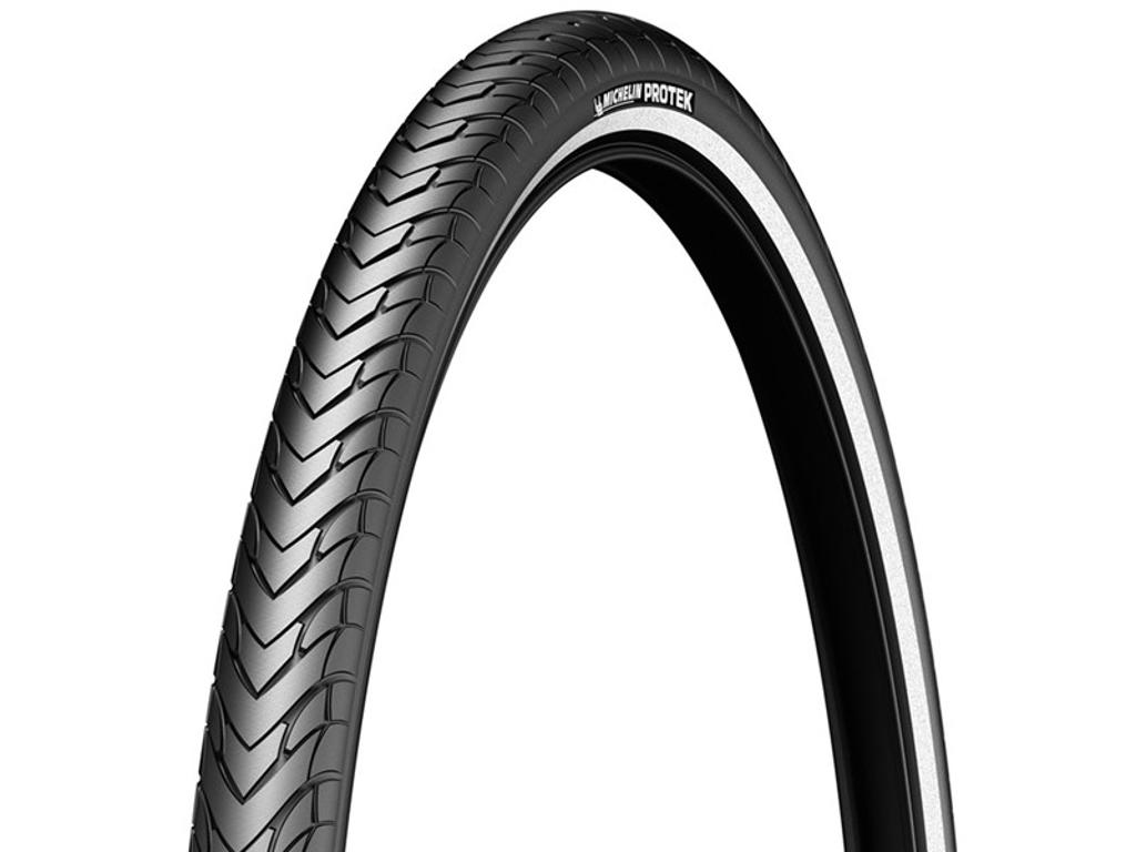 Michelin Protek City Tråddæk 700x45c 47-622 Sort Med Refleks