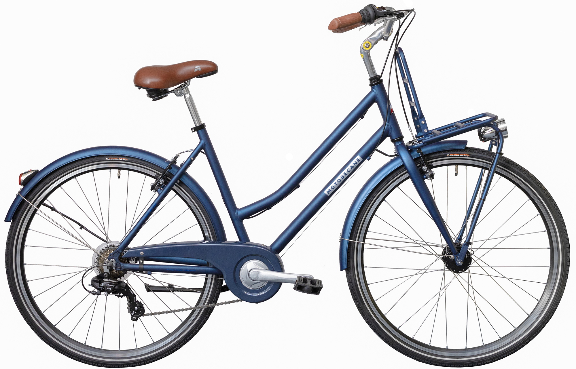 Motobecane Classic De Luxe Dame 7g 2026 Matblå