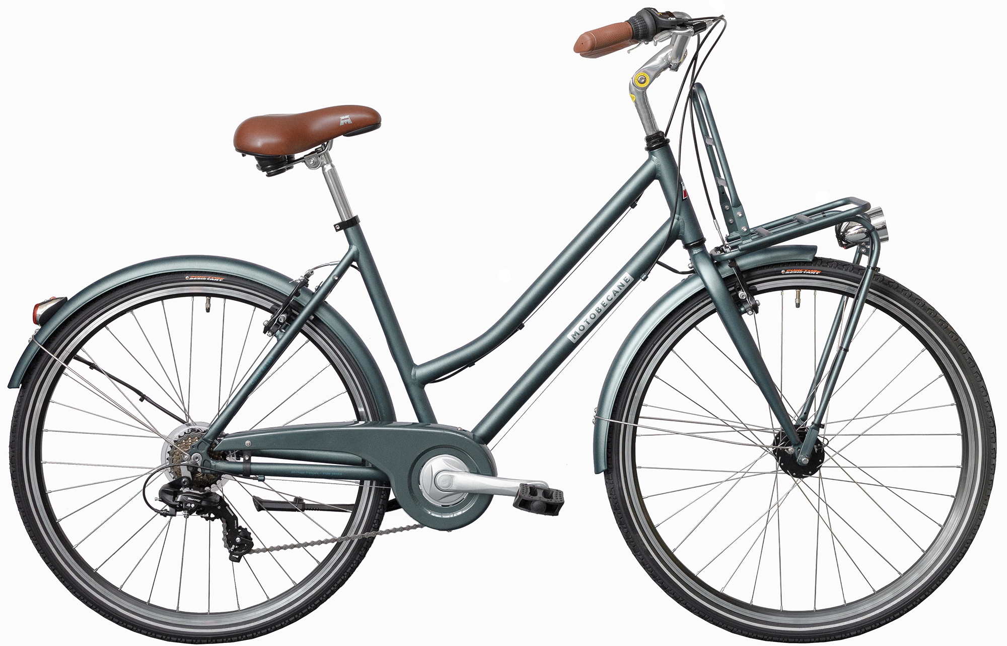 Motobecane Classic De Luxe Dame 7g 2026 Matgrøn