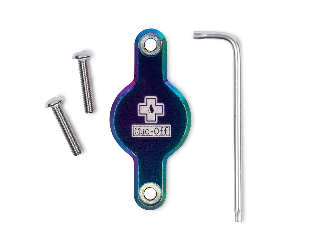 Muc-off Secure Tag Holder Til Apple Airtag Montering Ved Flaskeholder Chrome