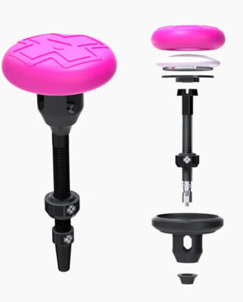 Muc-off Tubeless Tag Holder  Holder Til Apple Airtag 44 Mm Sort Pink