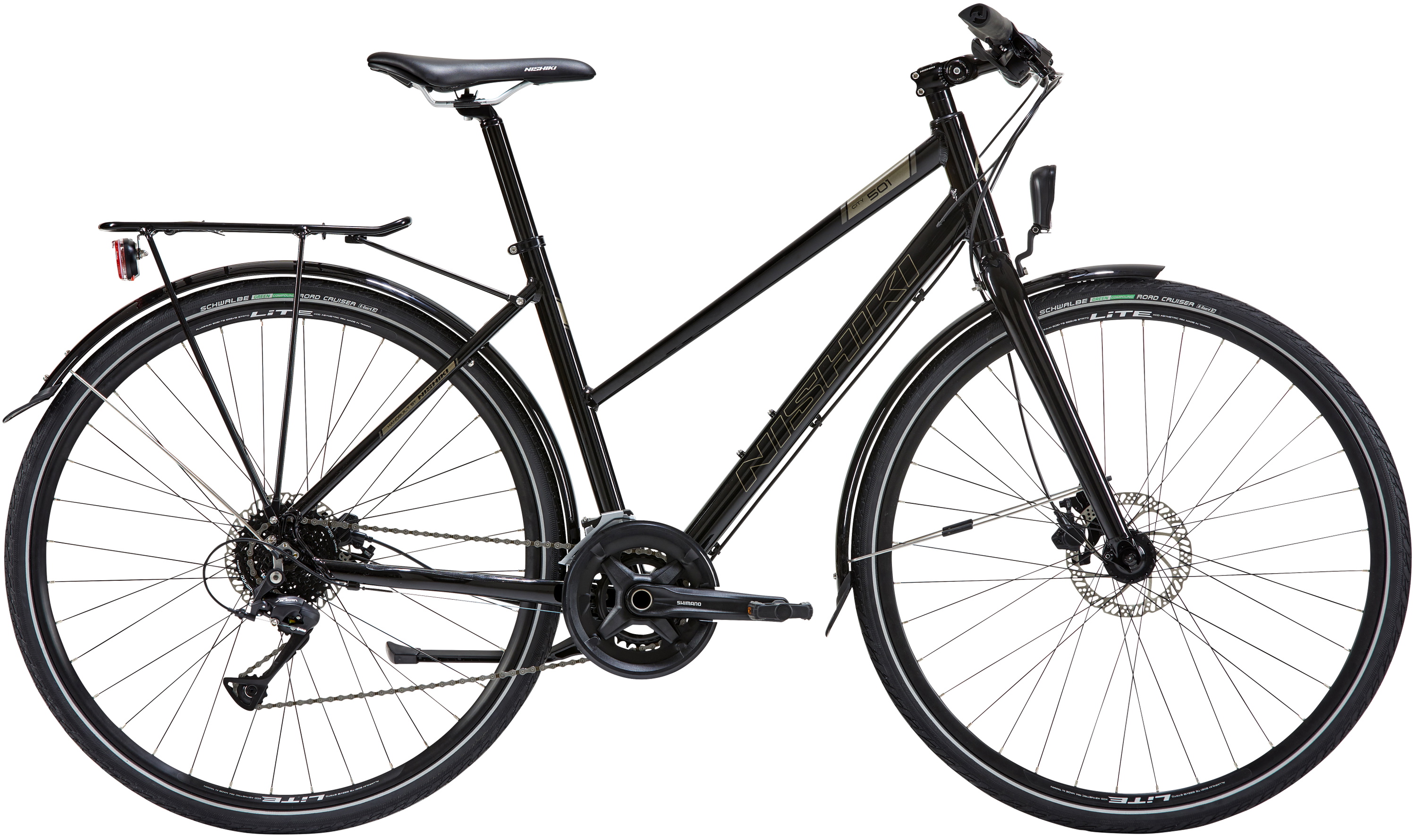 Nishiki City 501 Dame 18g Sort
