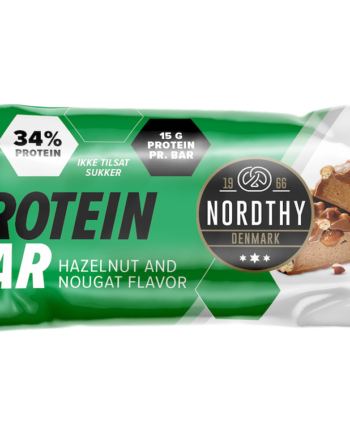 Nordthy Proteinbar Hasselnød Nougat 45g