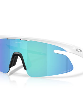 Oakley Rslv Lite Cykelbriller Matte White Prizm Sapphire