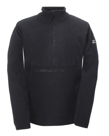 2117 Of Sweden Trollebo Fleecetrøje Half Zip Sort Str