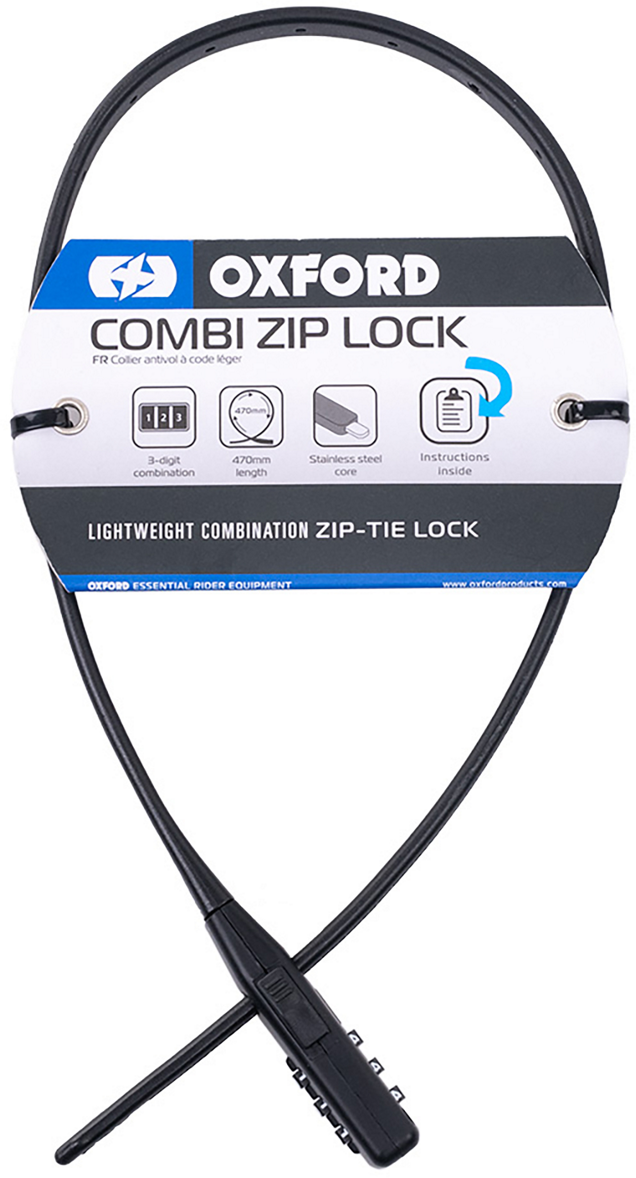 Oxc Combi Zip Lock Café Lås Sort