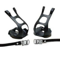 Oxc Oxford Atb Bf Tåklamper Og Rem Black  Pair  Cykelreservedele