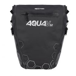 Oxc Oxford Cykeltaske Aqua   Double Qr 16lx2 Black Cykeltaske