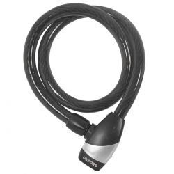 Oxc Oxford Kabellås Hoop 15 Sort   8m   15mm Cykellås