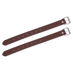 Oxc Oxford Læderremme Cykelkurv Brown  Pair  One Size Cykelreservedele