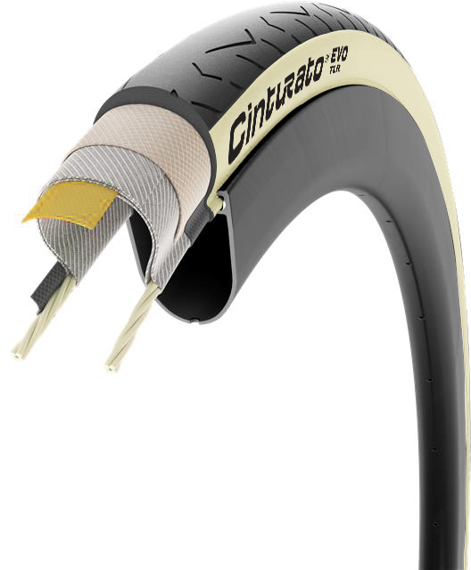 Pirelli Cinturato Evo Tlr Tubeless Ready 700x28c 32c Racer Dæk Retro