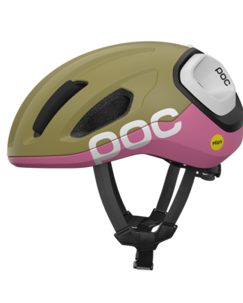 Poc Amidal Cykelhjelm Olivine Green Matt Thulite Pink Matt Str  50-56 Cm