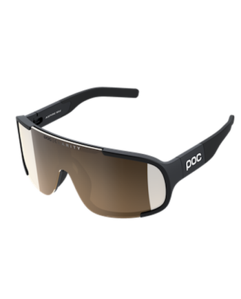 Poc Aspire Mid Cykelbriller Clarity Trail Partly Sunny Silver Uranium Black