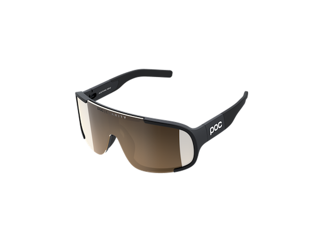 Poc Aspire Mid Cykelbriller Clarity Trail Partly Sunny Silver Uranium Black