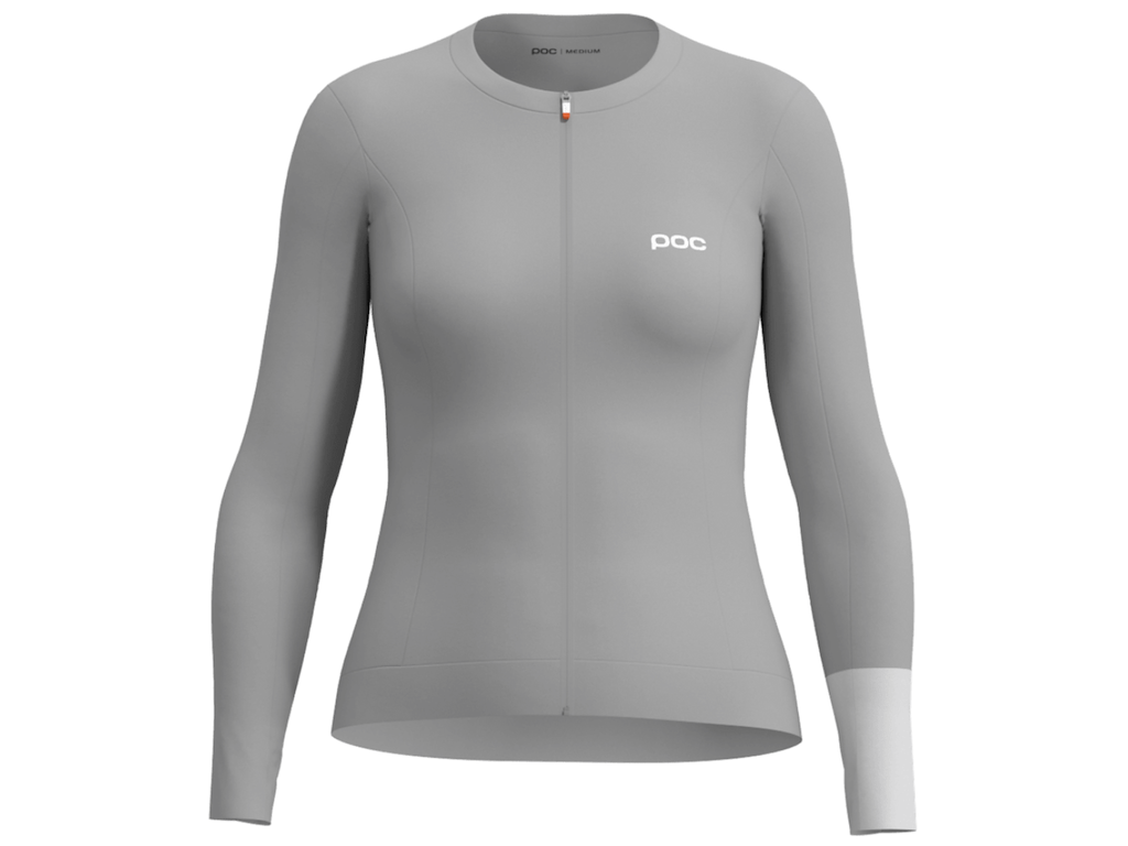 Poc Cadence Jersey Cykeltrøje Lange ærmer Dame Granite Grey Str